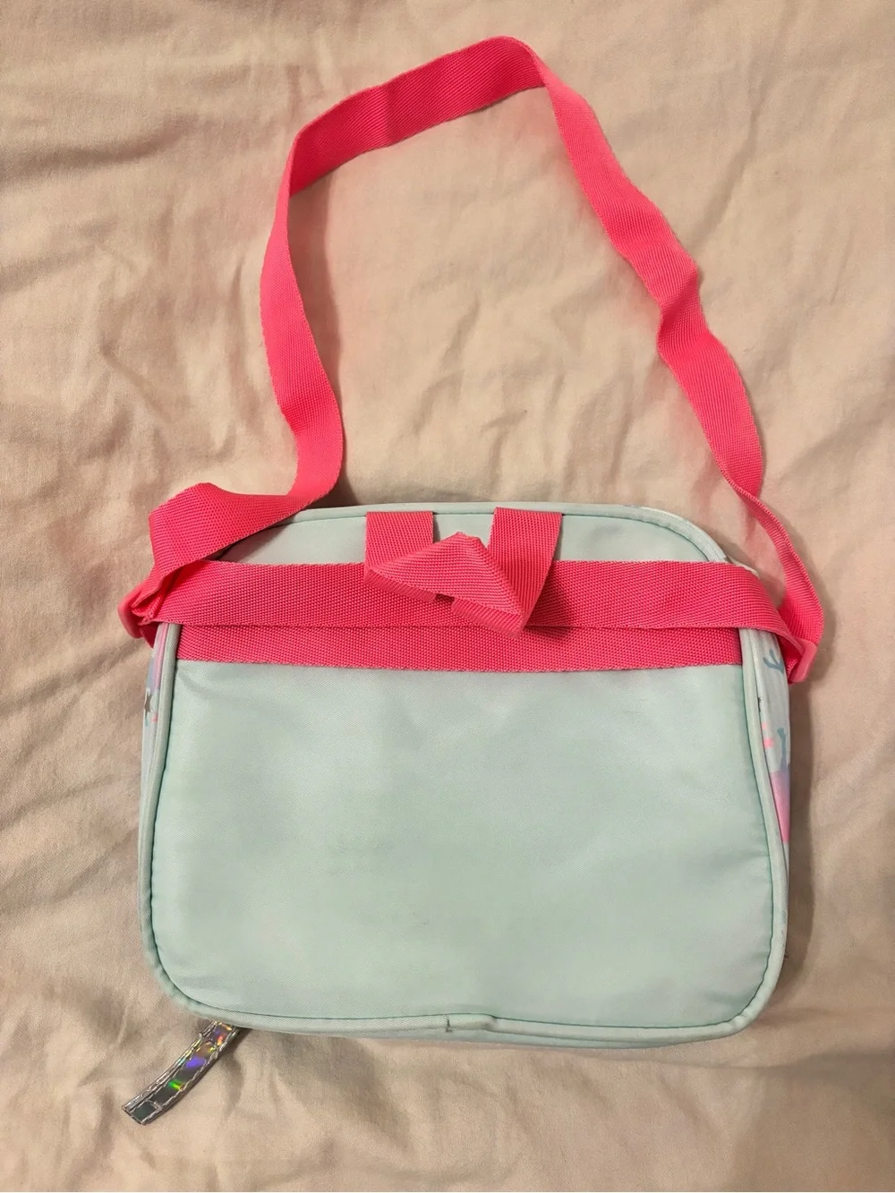 Kids Unicorn Star lunch bag with adjustable strap - NWOT